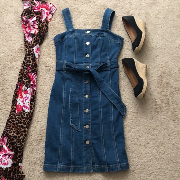 WHBM Denim Dress - Picture 1 of 11